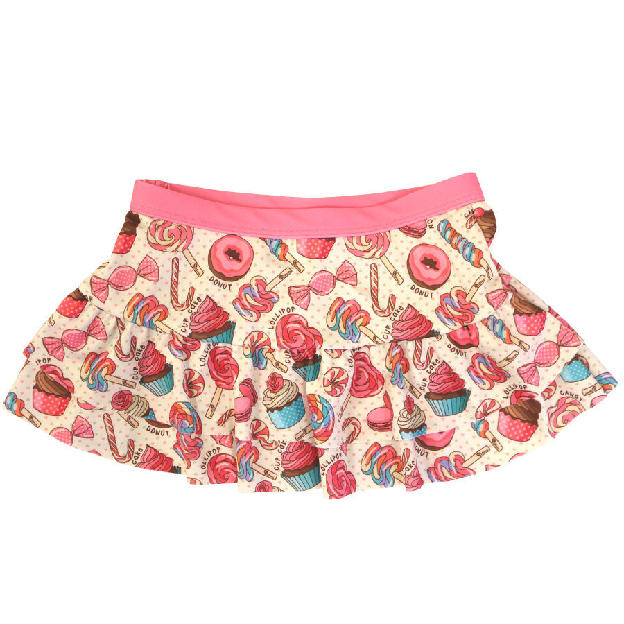 Sweet Treats Kid's Double Ruffle Skirt - Loco Boutique
