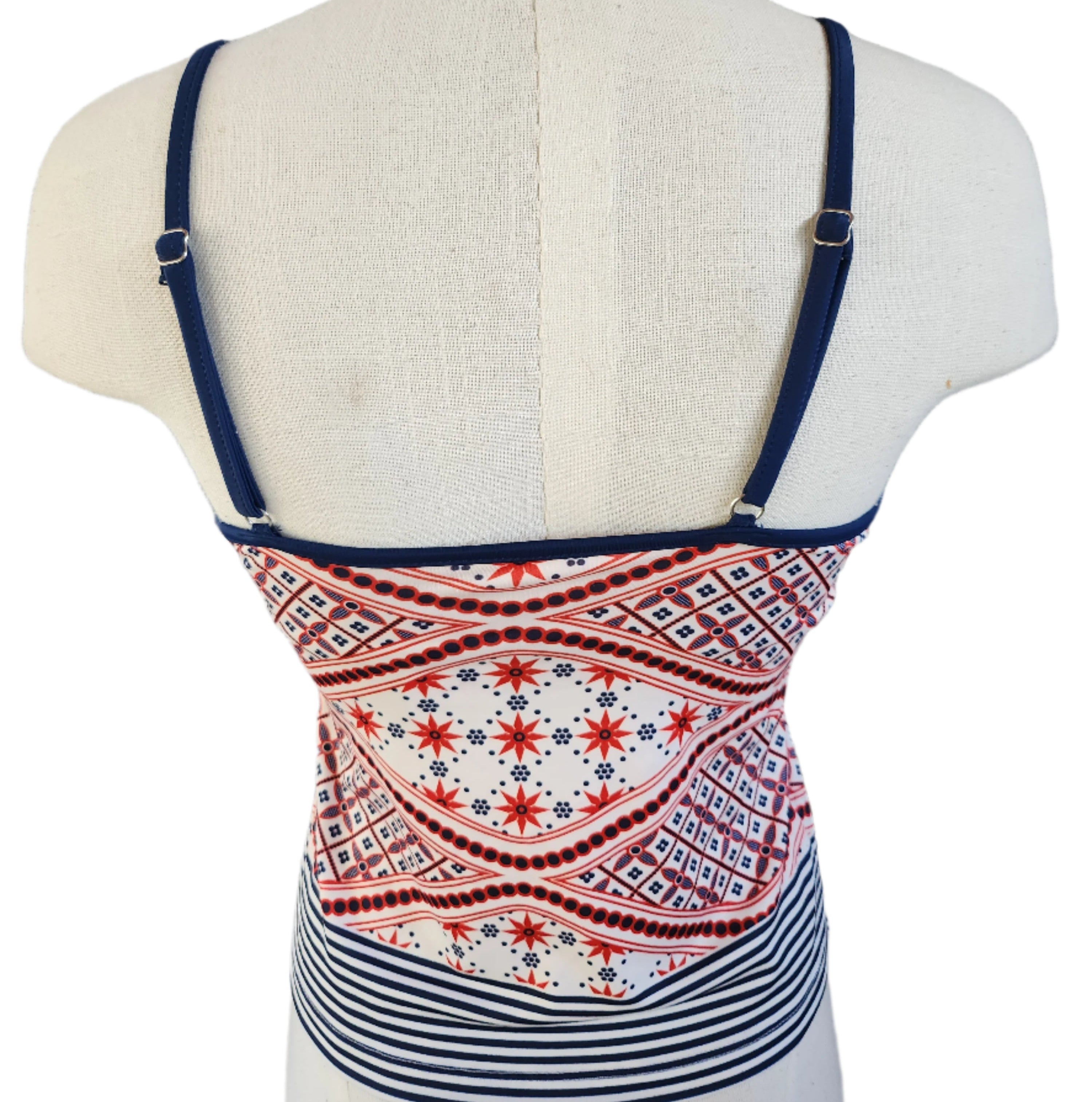 Loco Boutique Batik Stripe Cami Tankini