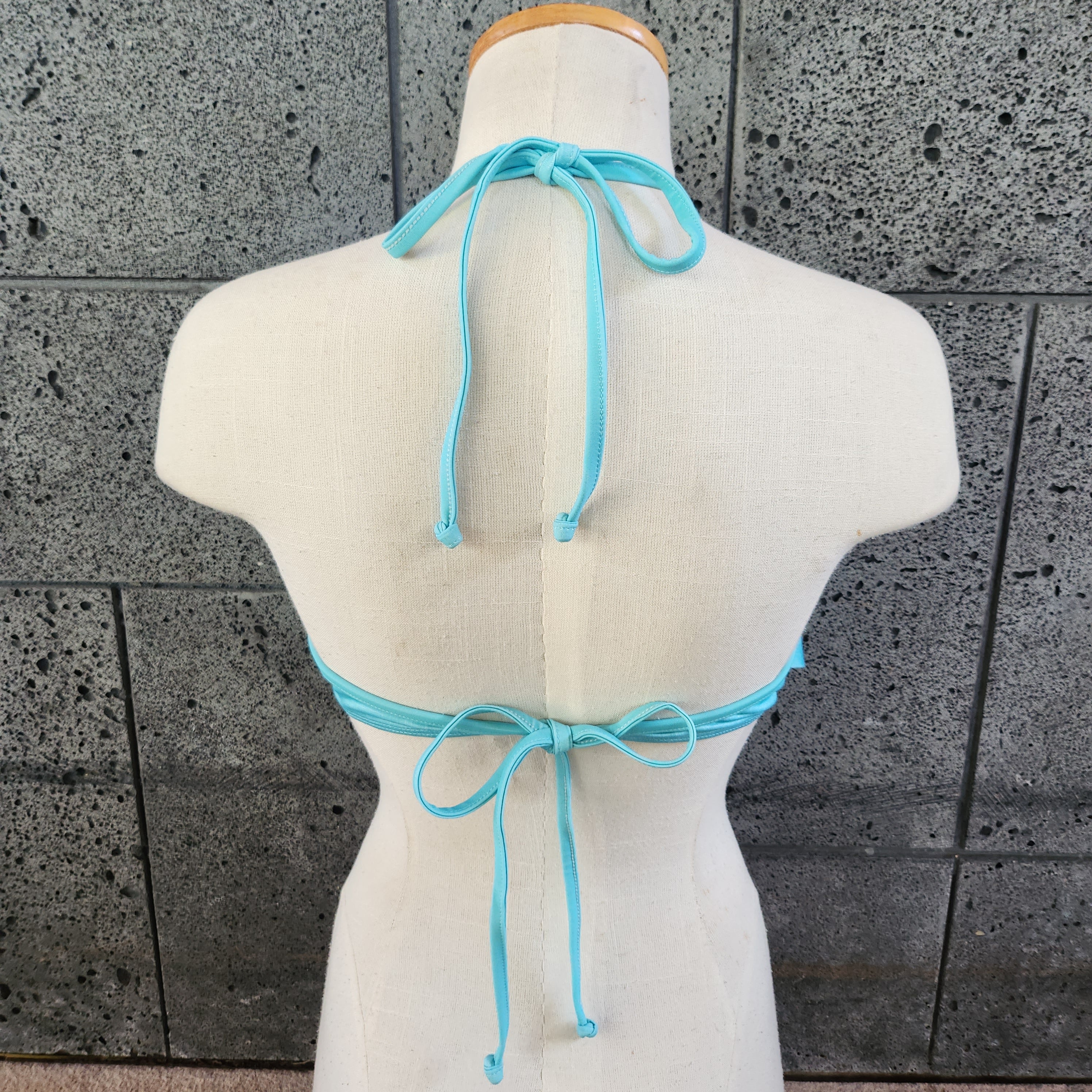 Loco Boutique Linen Flower Long Flounce Front Underwire