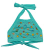Loco Boutique Shaved Ice Kid's Halter Crop Top - MINT / M