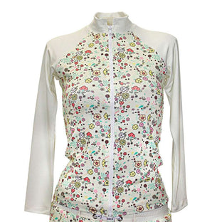 Little Blossoms Zipper Front Rashguard - Loco Boutique