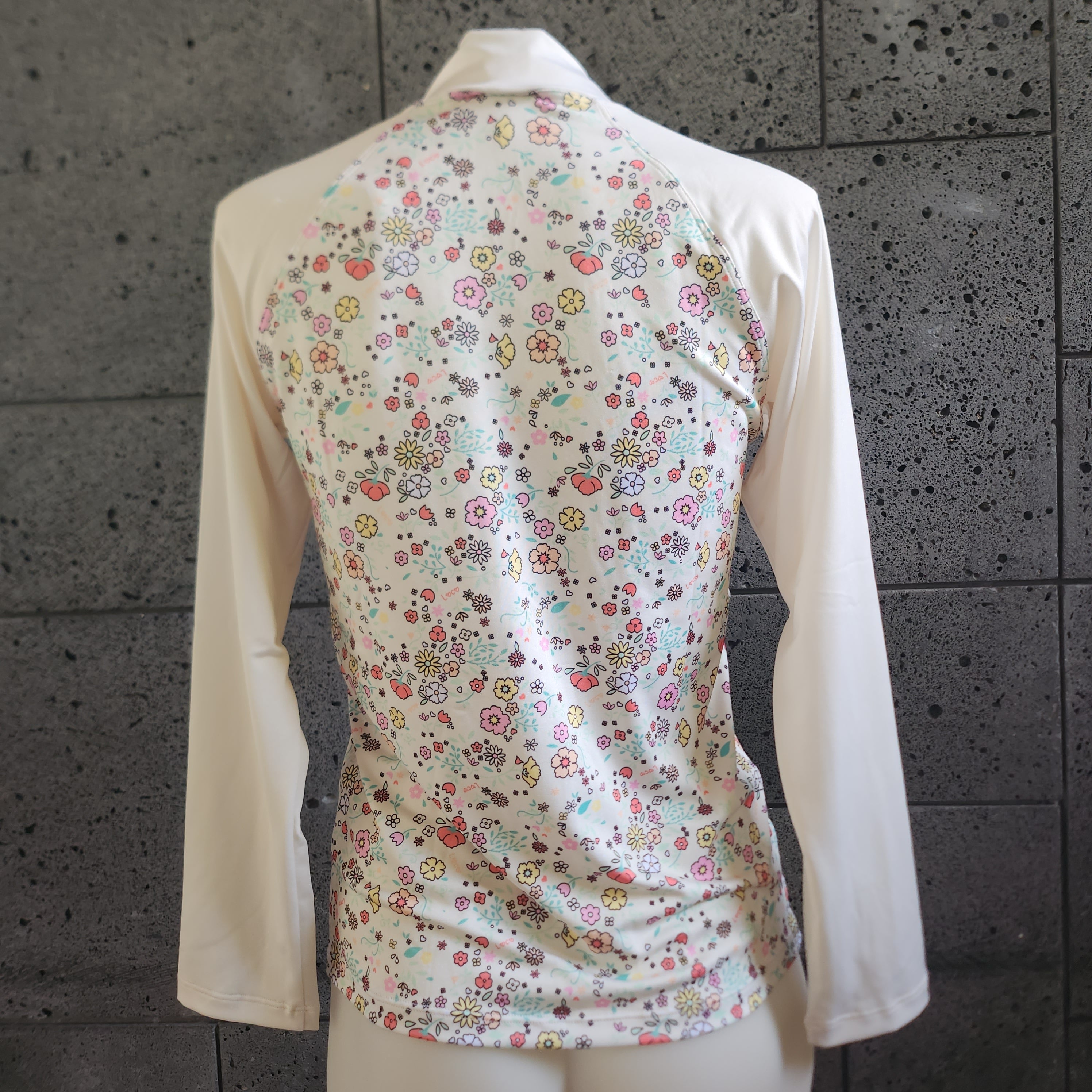 Little Blossoms Zipper Front Rashguard - Loco Boutique