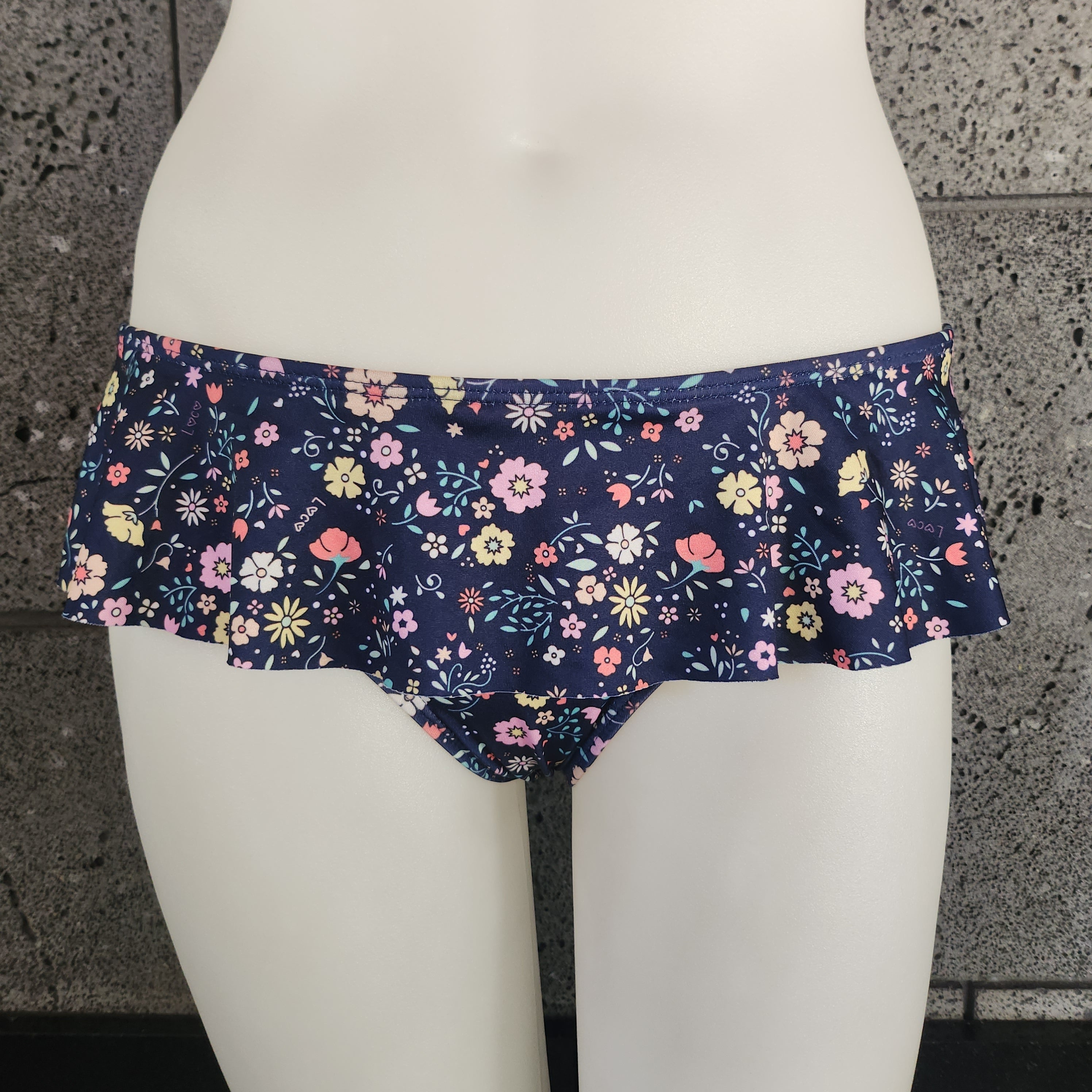 Loco Boutique Little Blossoms Skirted Swim Bottom