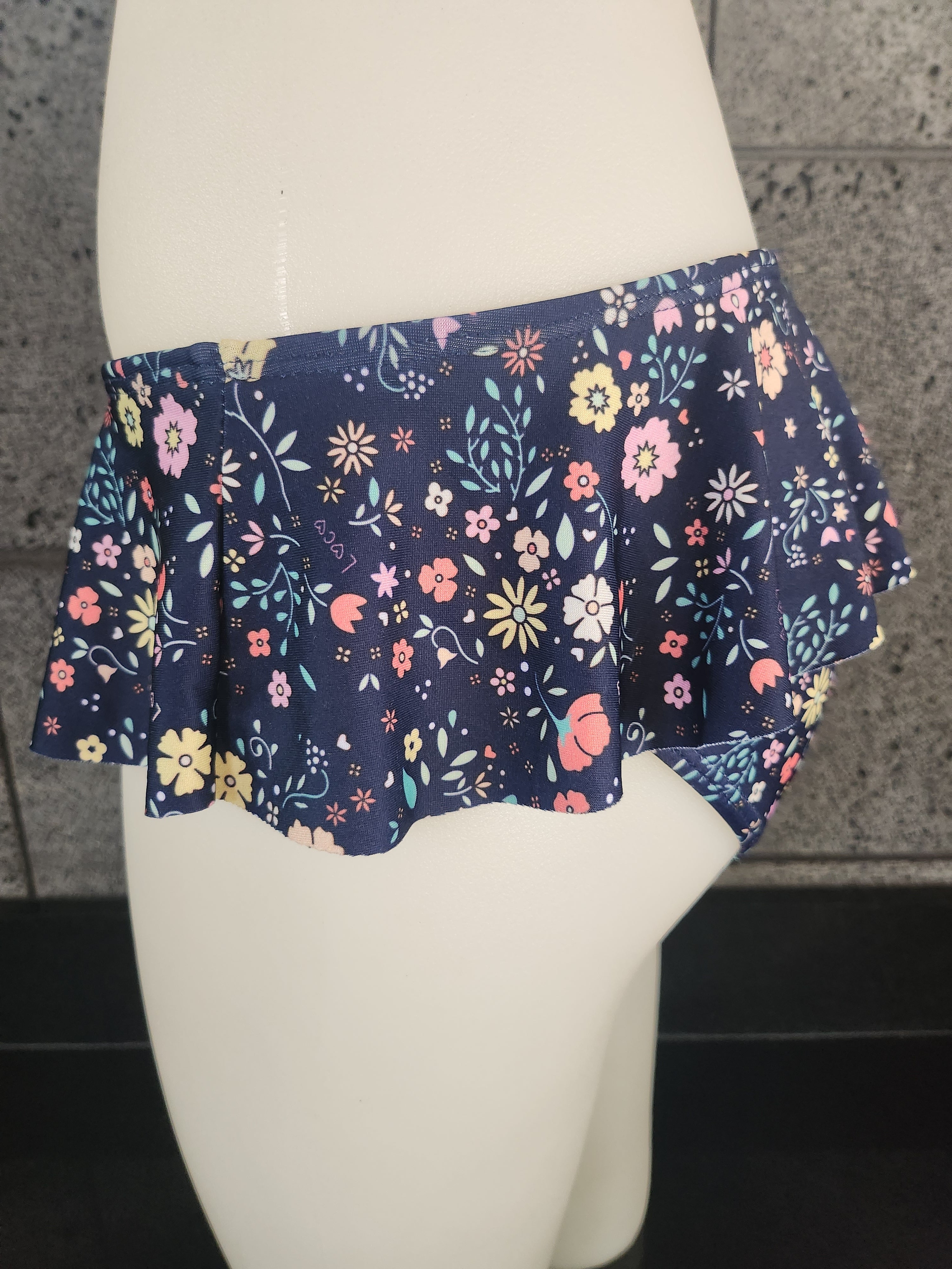 Loco Boutique Little Blossoms Skirted Swim Bottom