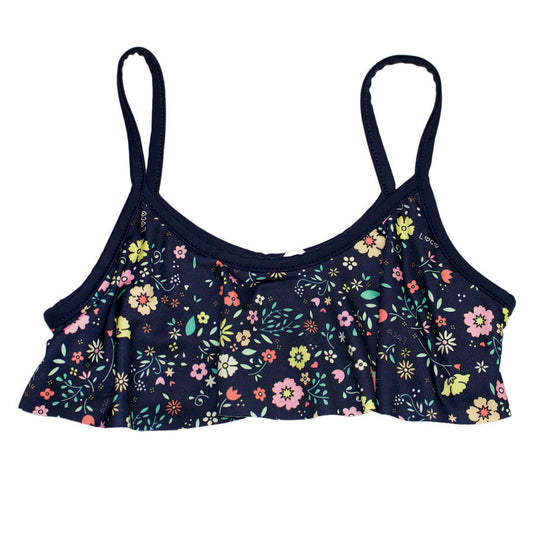Little Blossoms Kid's Sporty Crop Top - Loco Boutique