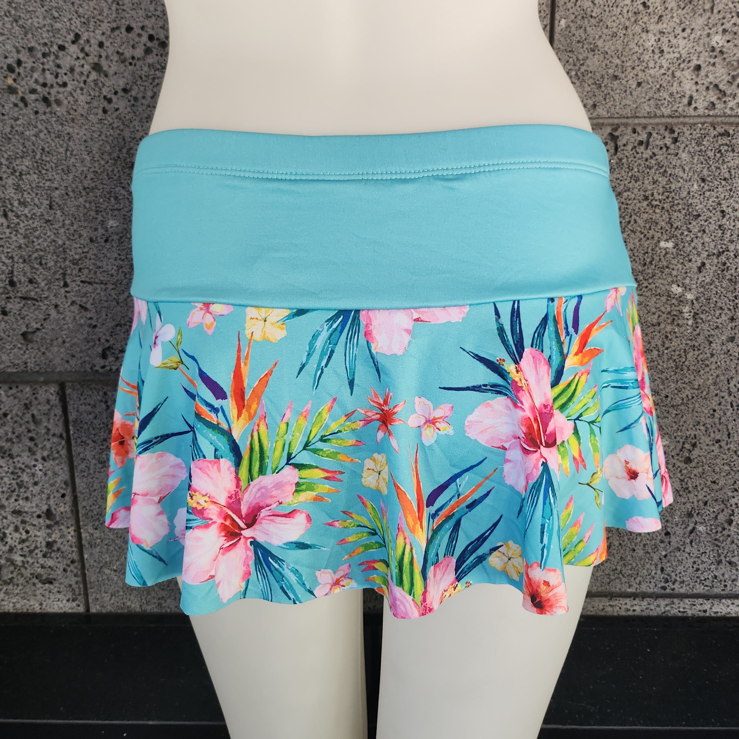 Loco Boutique Floral Flared Skort