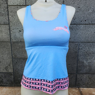 ローズリバーシブルタンキニ