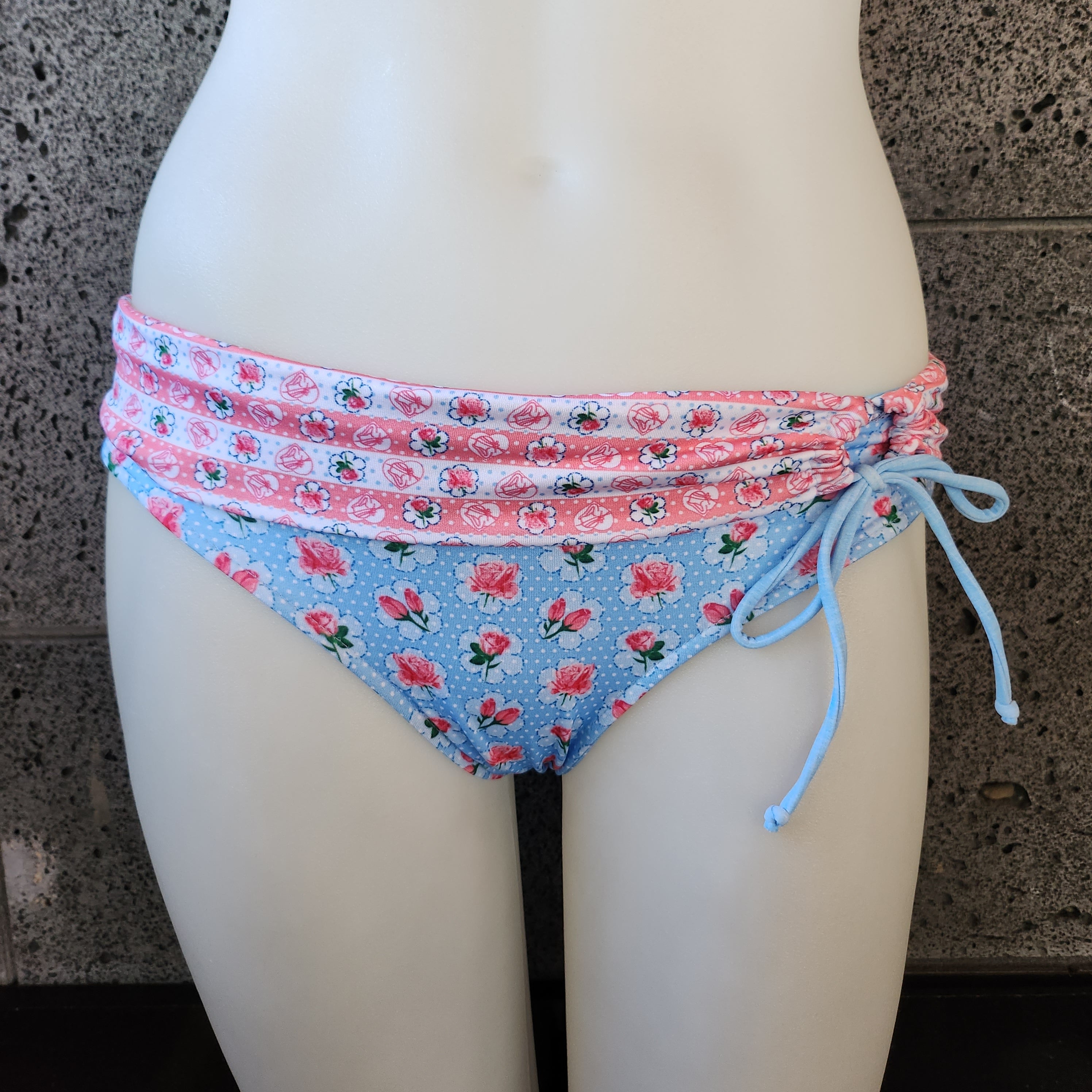 Loco Boutique Roses Reversible Folded Over