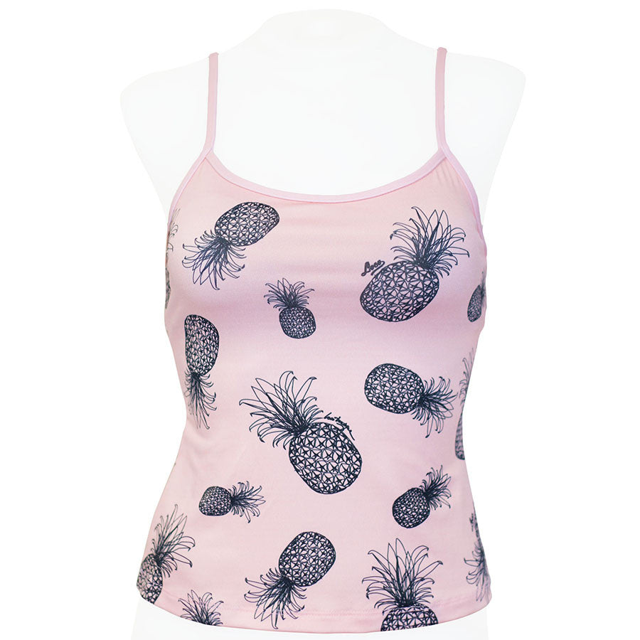 Loco Boutique Loco Pineapples Cami Tankini Top