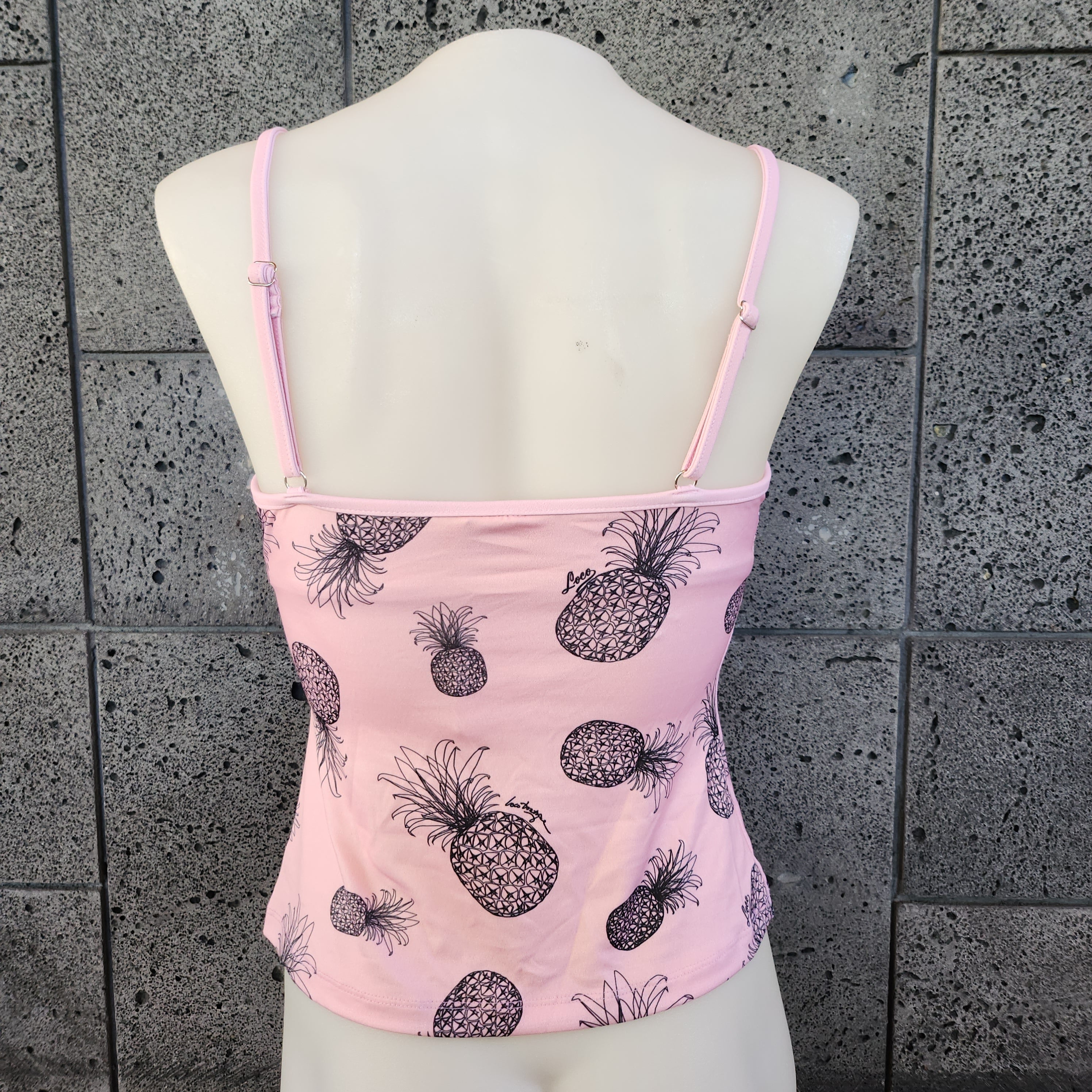 Loco Boutique Loco Pineapples Cami Tankini Top