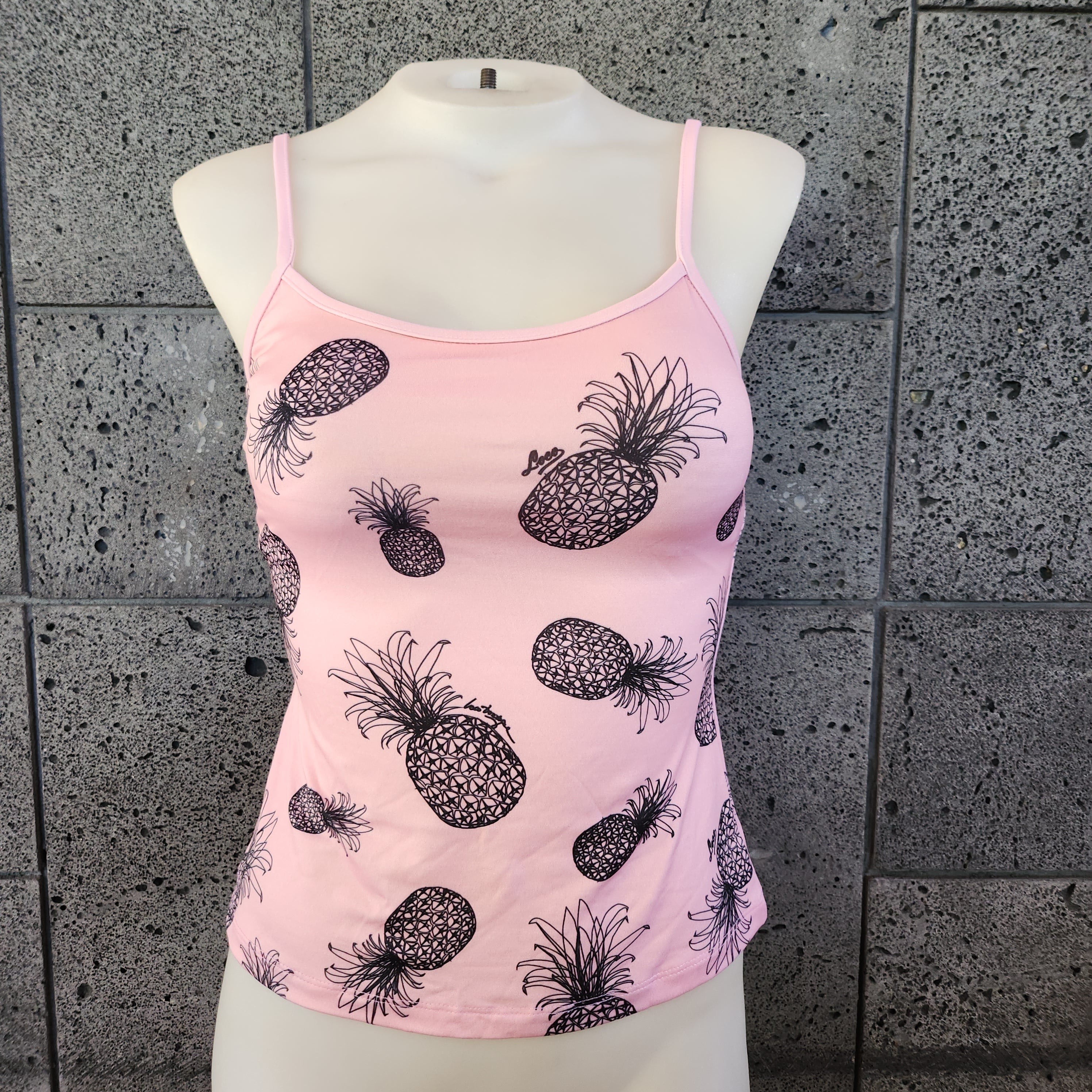 Loco Boutique Loco Pineapples Cami Tankini Top