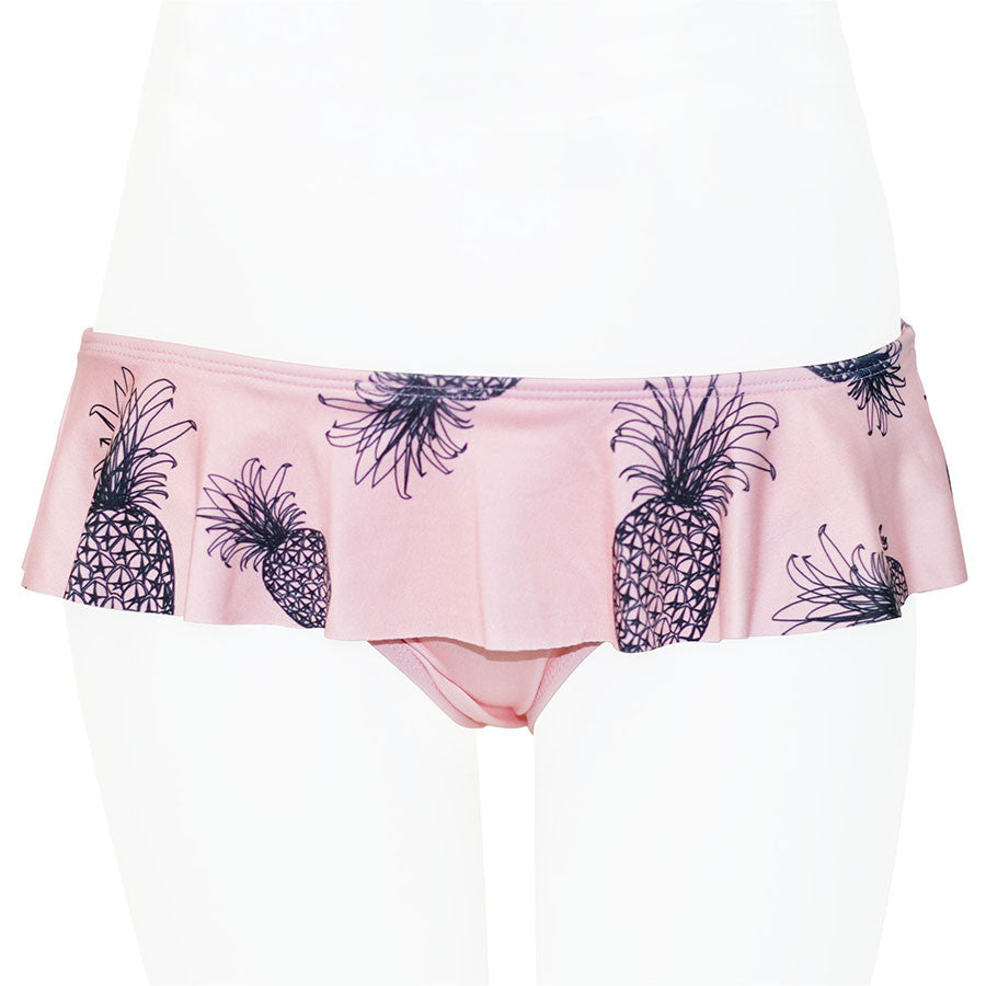 Pineapple skirted swimwear bottom