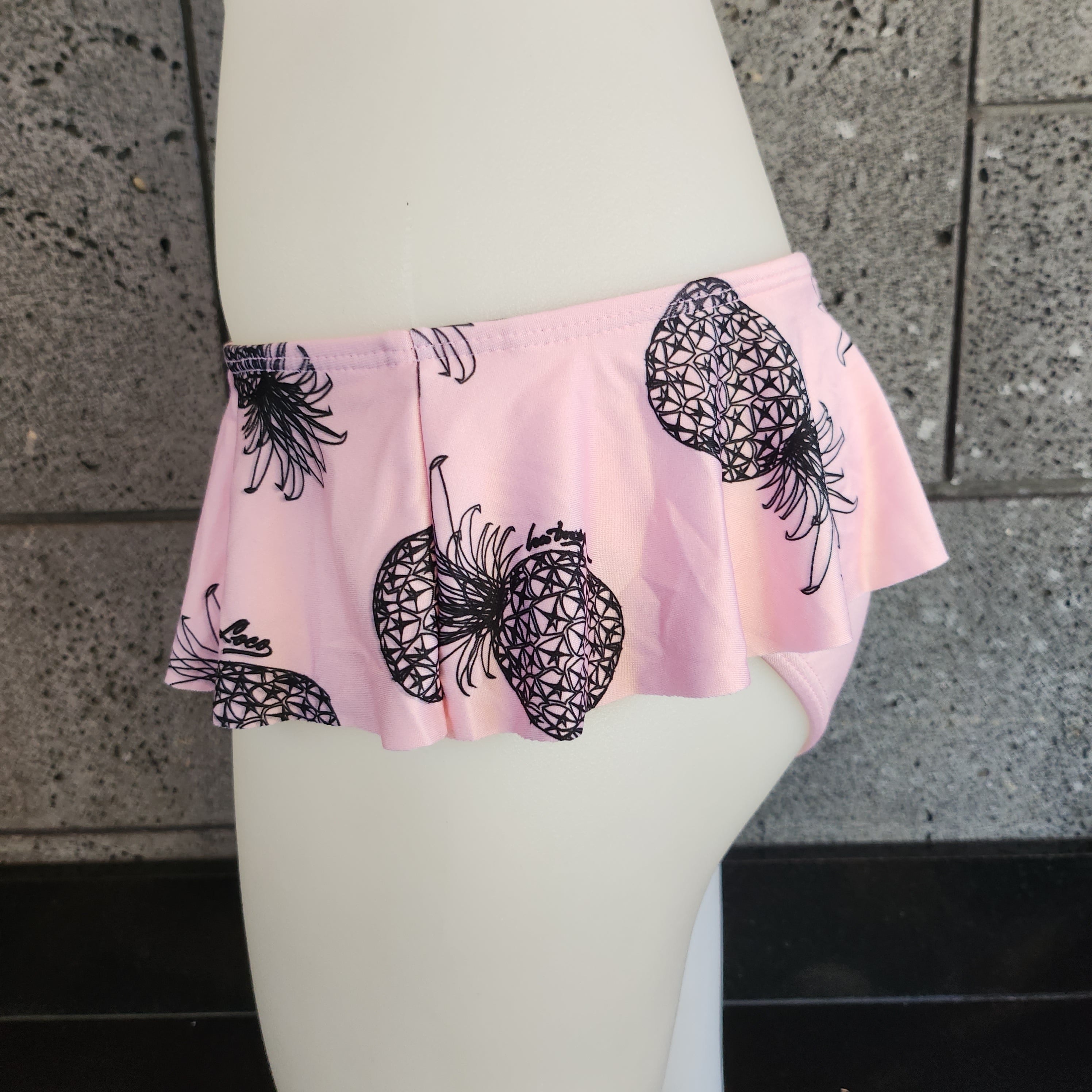 Loco Pineapples Skirted Bottom - Loco Boutique