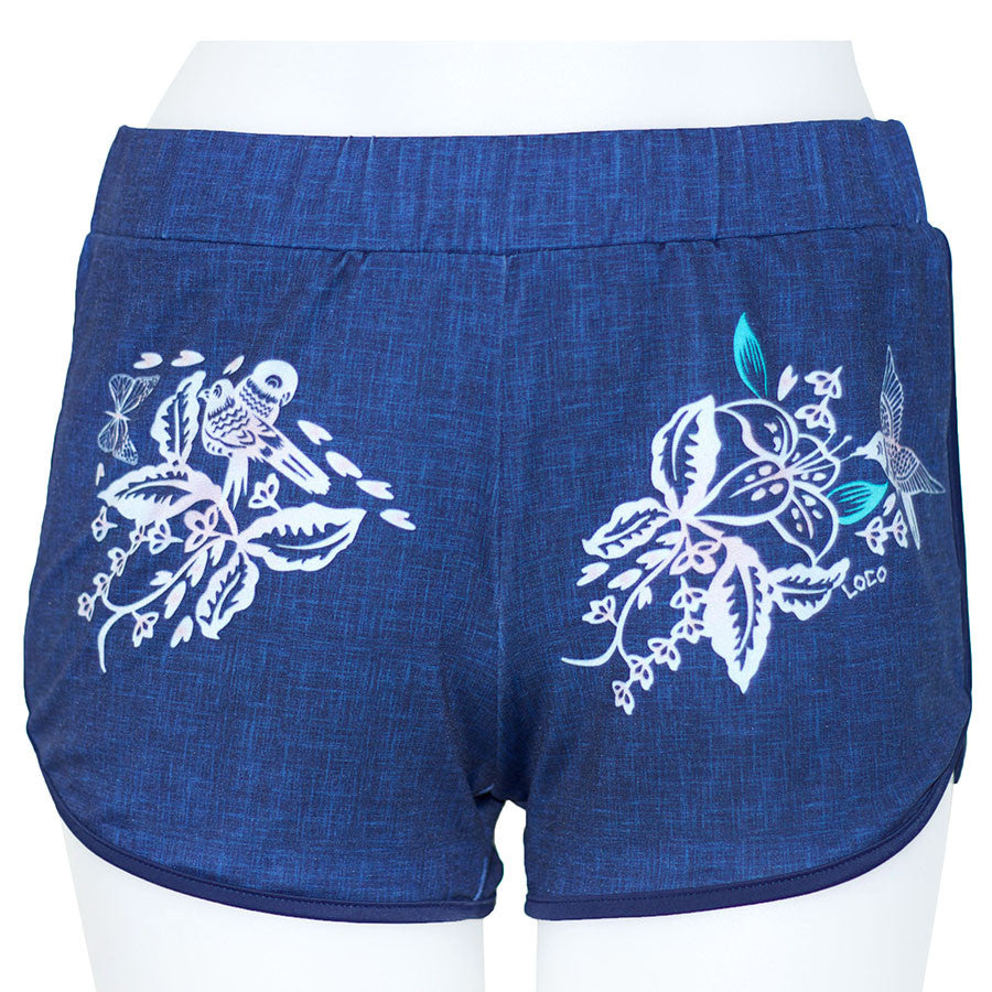 Batik Linen Runner Shorts - Loco Boutique