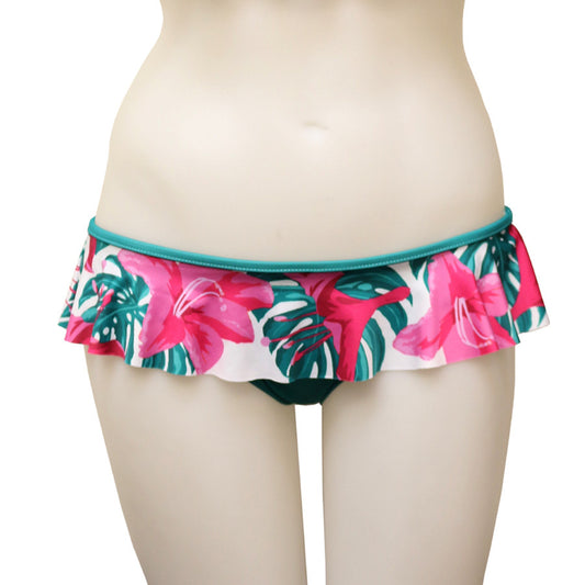 Monstera Lily Skirted Bottom - Loco Boutique