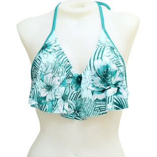 Flower Garden Long Flounce Front Underwire - Loco Boutique