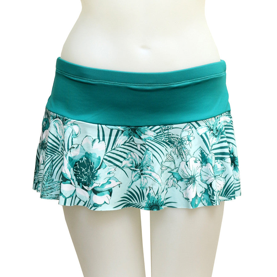 Loco Boutique Flower Garden Flared Skort