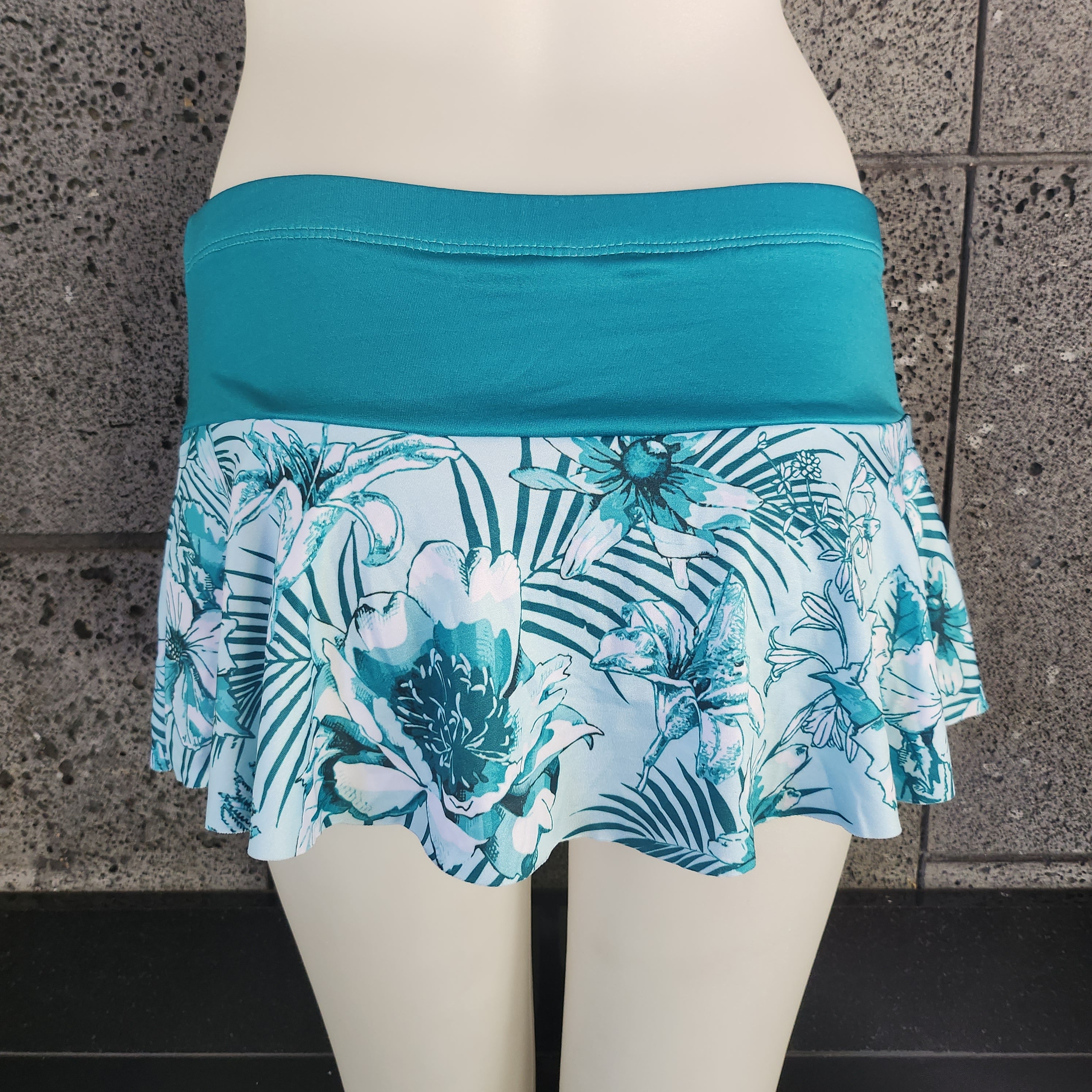 Loco Boutique Flower Garden Flared Skort