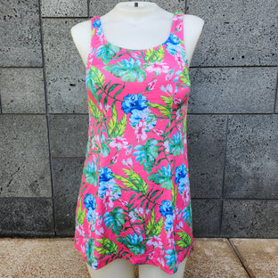 Loco Boutique Water Color Princess Seam Swim Dress