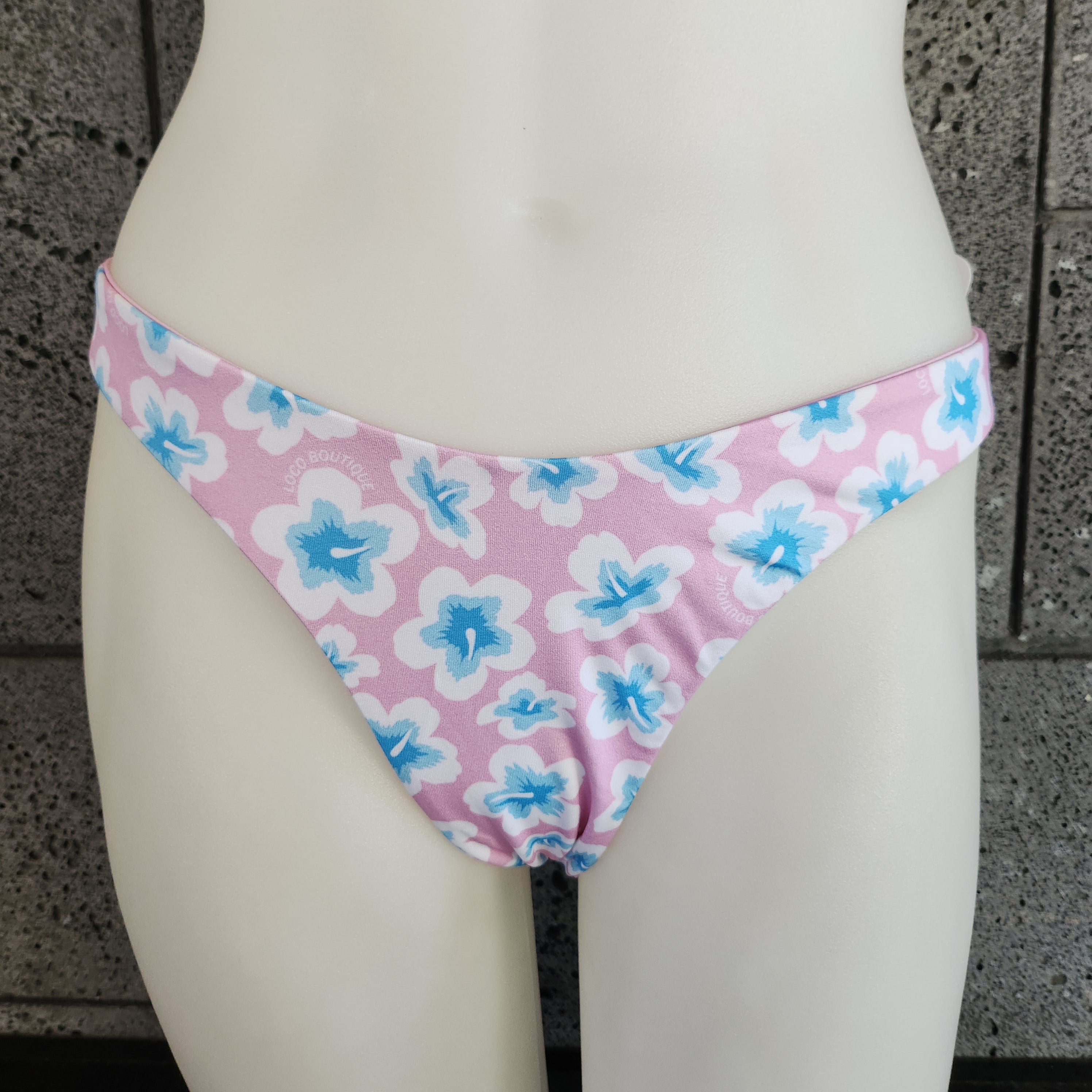 Loco Boutique Kailua Full Coverage Back High Waisted Swim Bottom