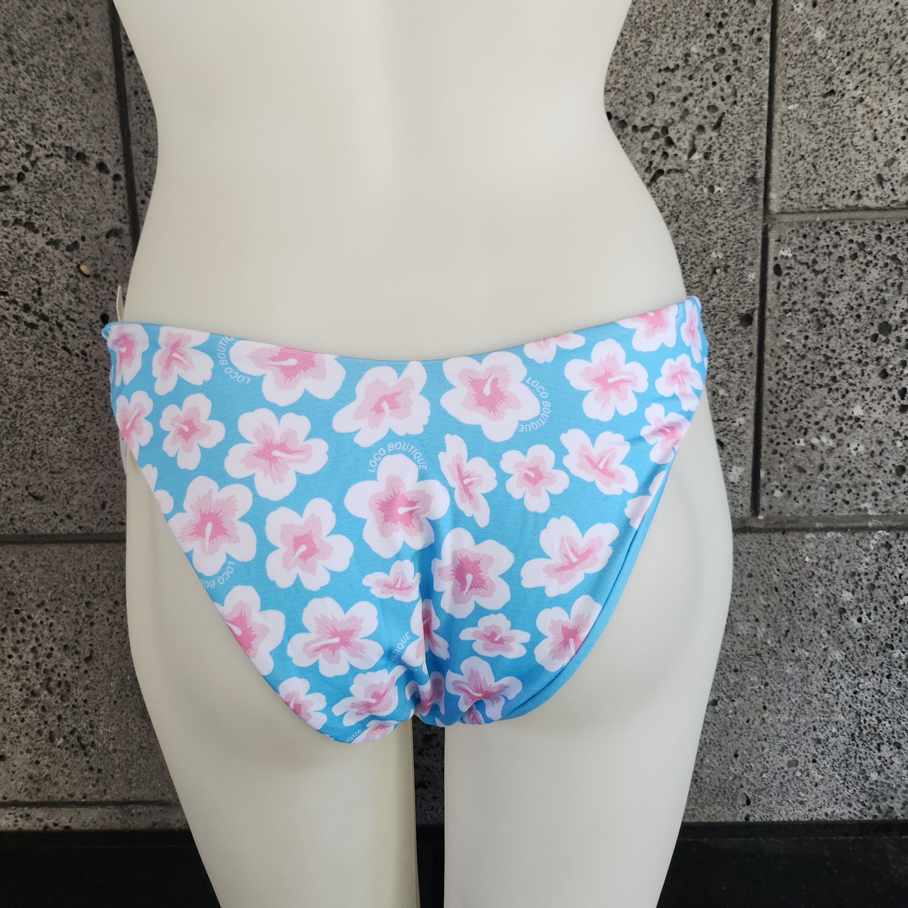 Loco Boutique Kailua Full Coverage Back High Waisted Swim Bottom