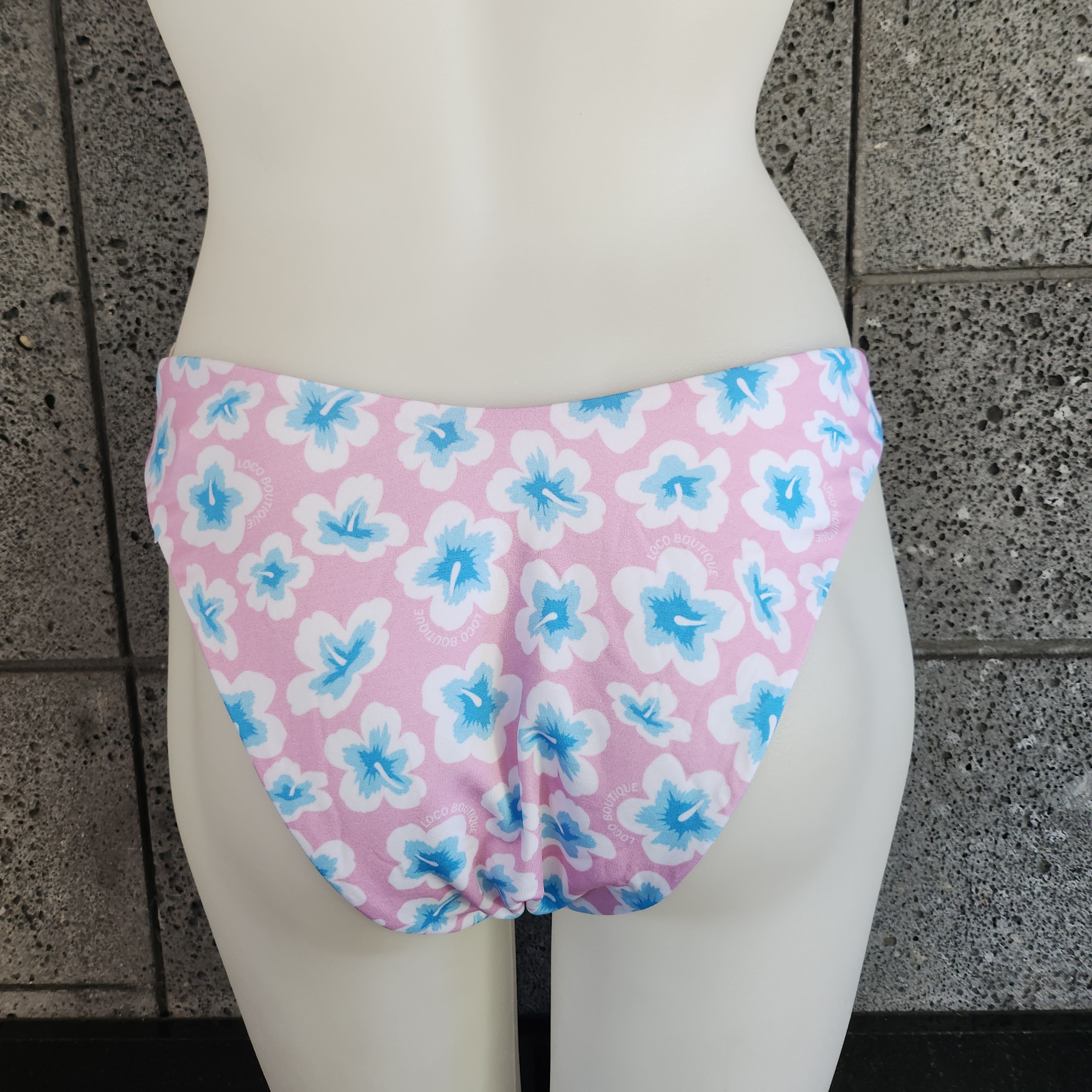 Loco Boutique Kailua Full Coverage Back High Waisted Swim Bottom