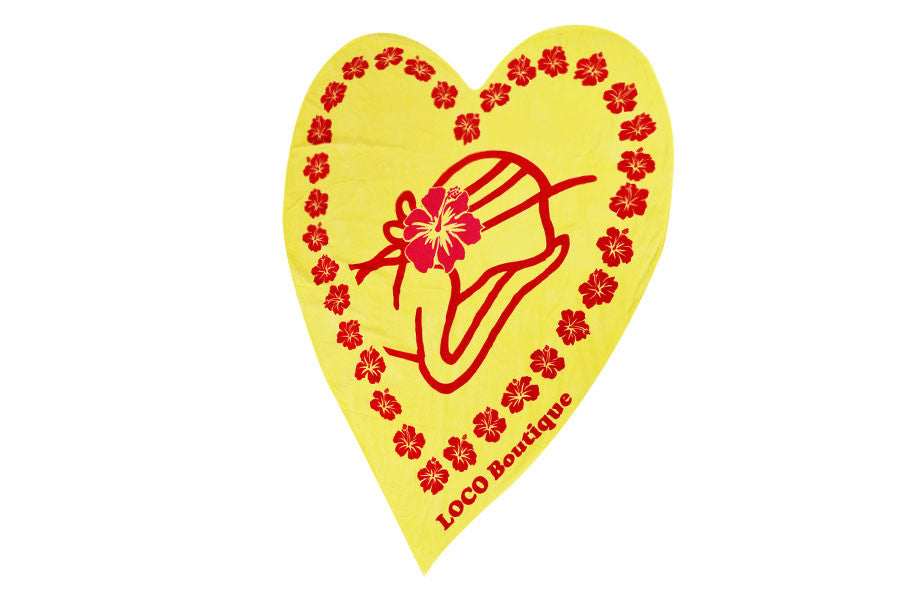 Sweet Heart Girl Heart Shape Towel - Loco Boutique