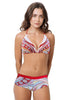 Loco Boutique Palazzo Reversible Gathered Edge - Red / XS