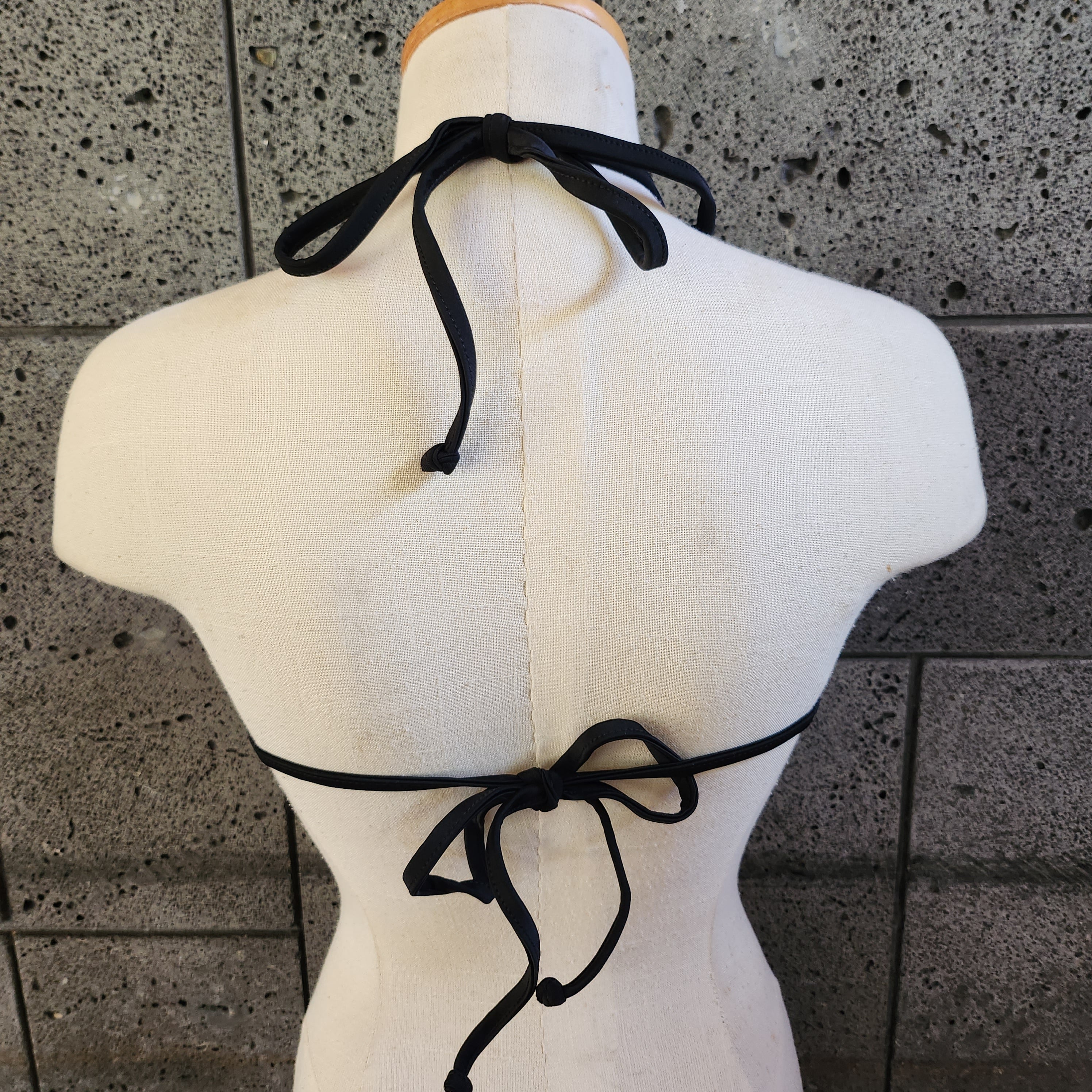 Loco Boutique Italian Damask Strapped Triangle Top RAY00016