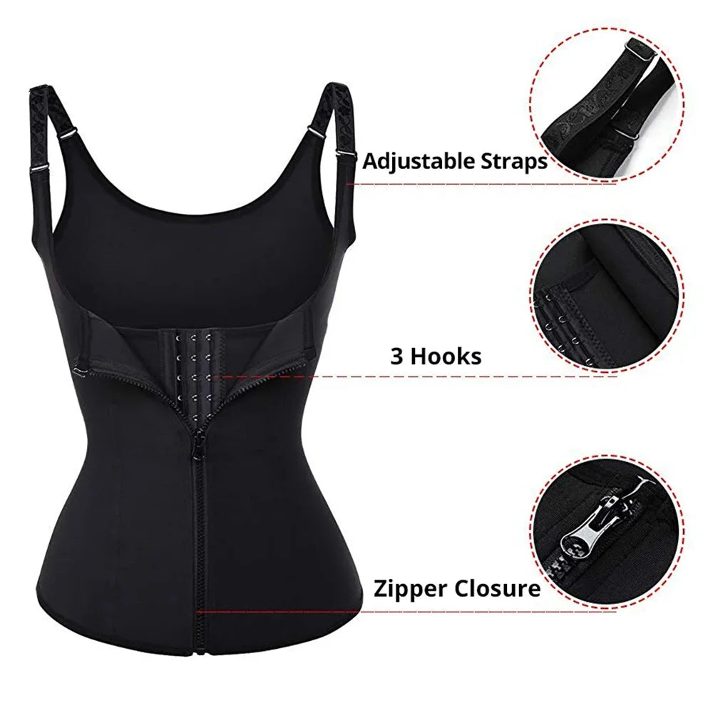 Zipper Waist Trainer Tank