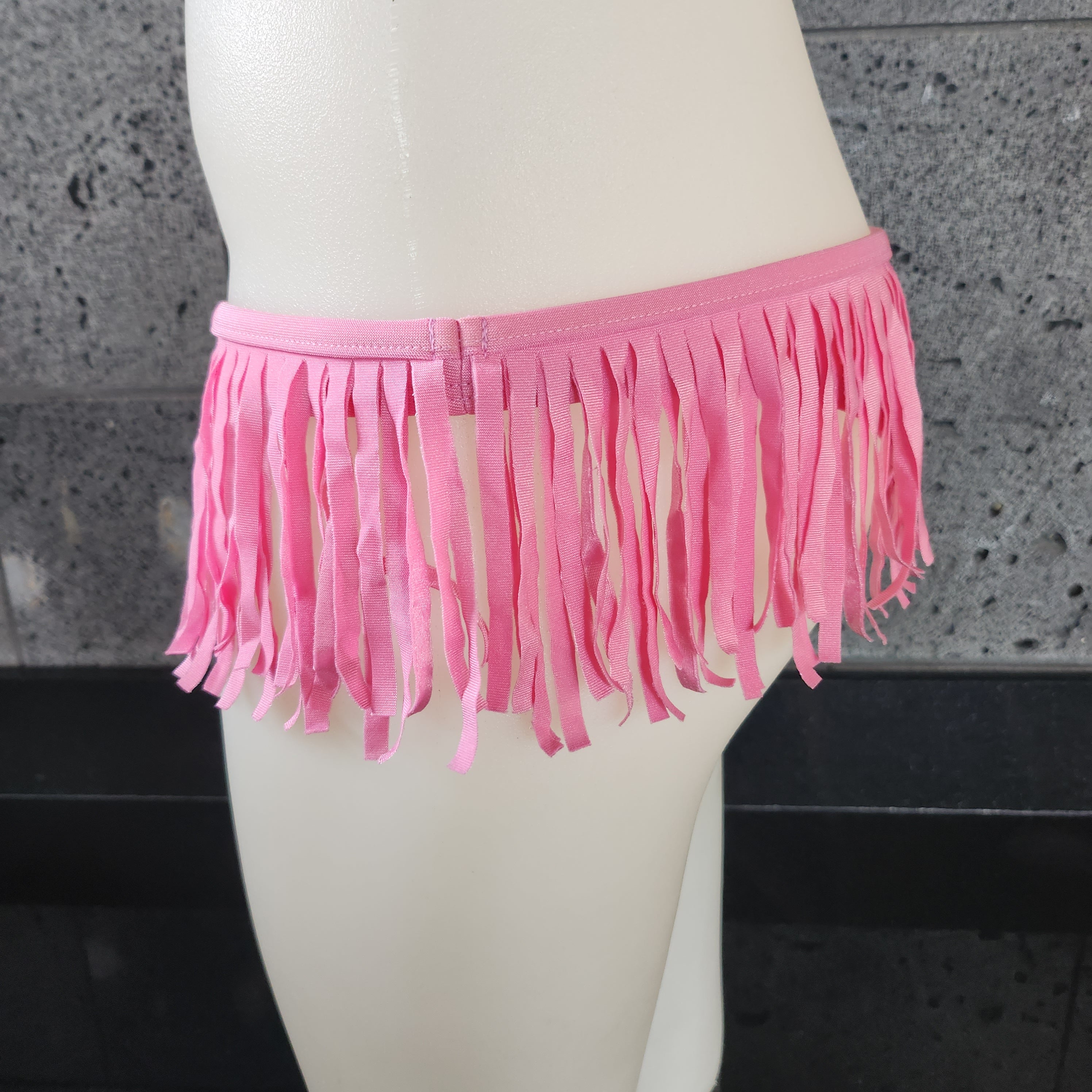 Loco Boutique Solid Double Fringe Double Fringe Bottom