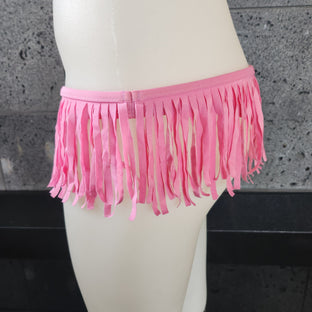 Loco Boutique Solid Double Fringe Double Fringe Bottom