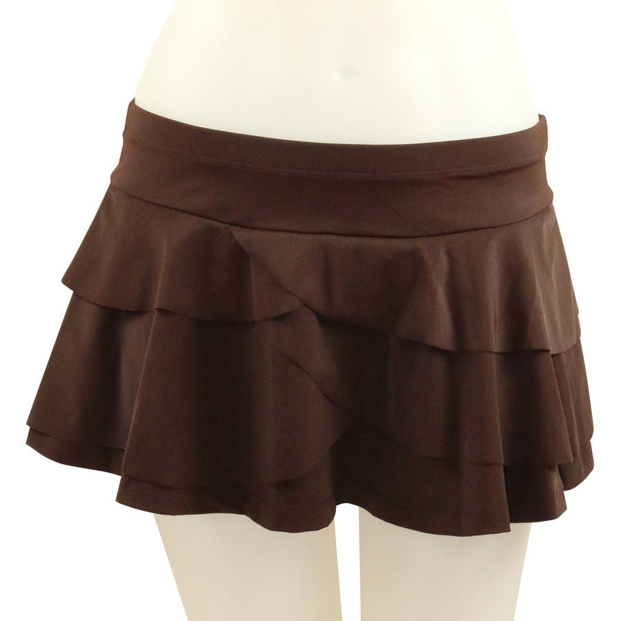 Blank Five Layer Ruffle Skirt