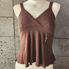 Loco Boutique Jersey Girl Cami - BROWN / XS