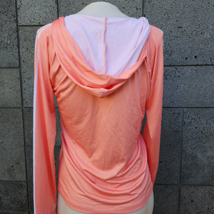 Loco Boutique Solid Stripe Hooded Rashguard - Loco Boutique