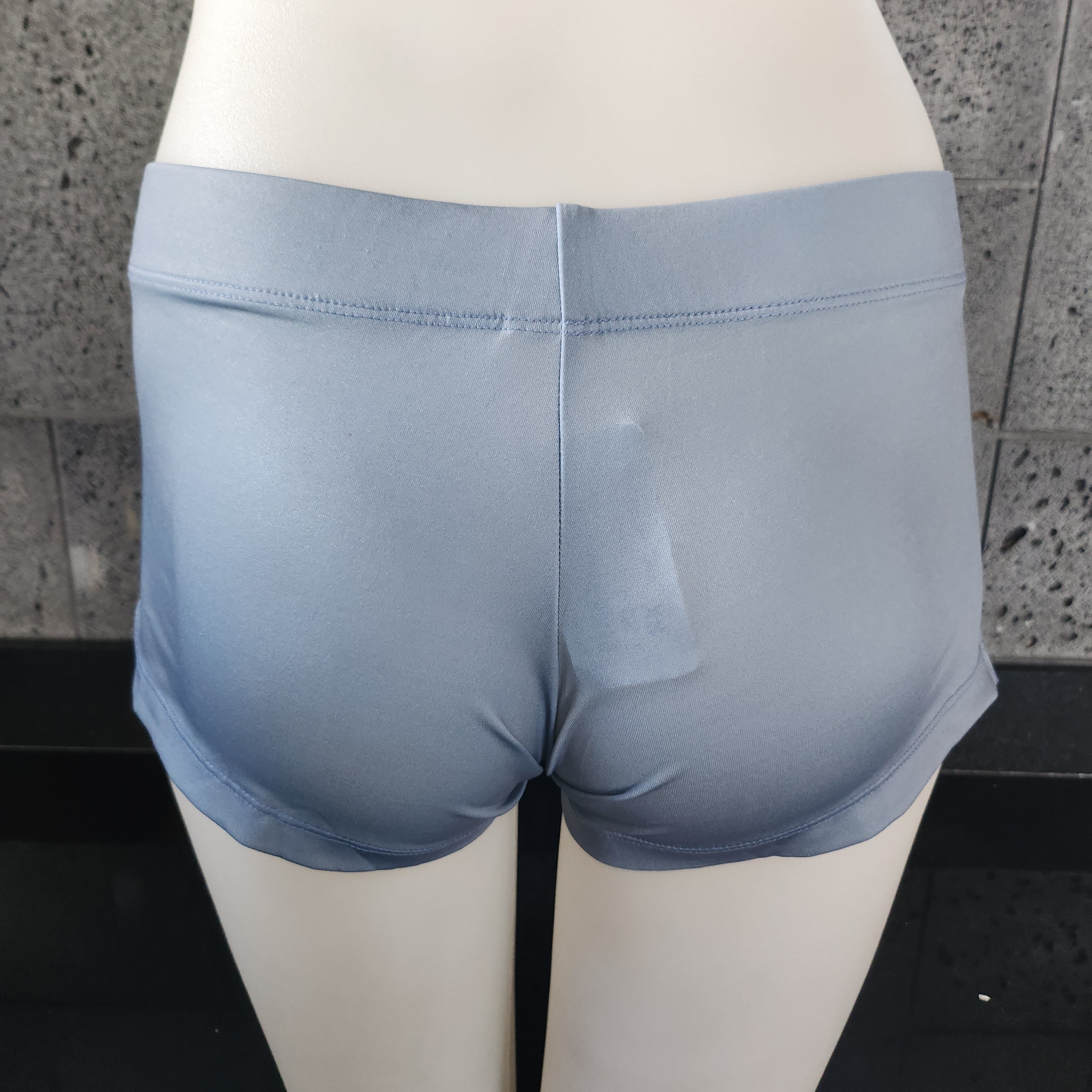 Loco Boutique Solid Logo Fitted Shorts