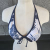 Loco Boutique Thicket Linen Stripe Reversible Underwire - NAVY-CREAM / XS