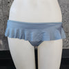 Loco Boutique Solid Logo Skirted Bottom - GRAY / XS