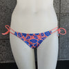 Loco Boutique Paisley Keyhole Gather Bikini Bottom - CORAL / S