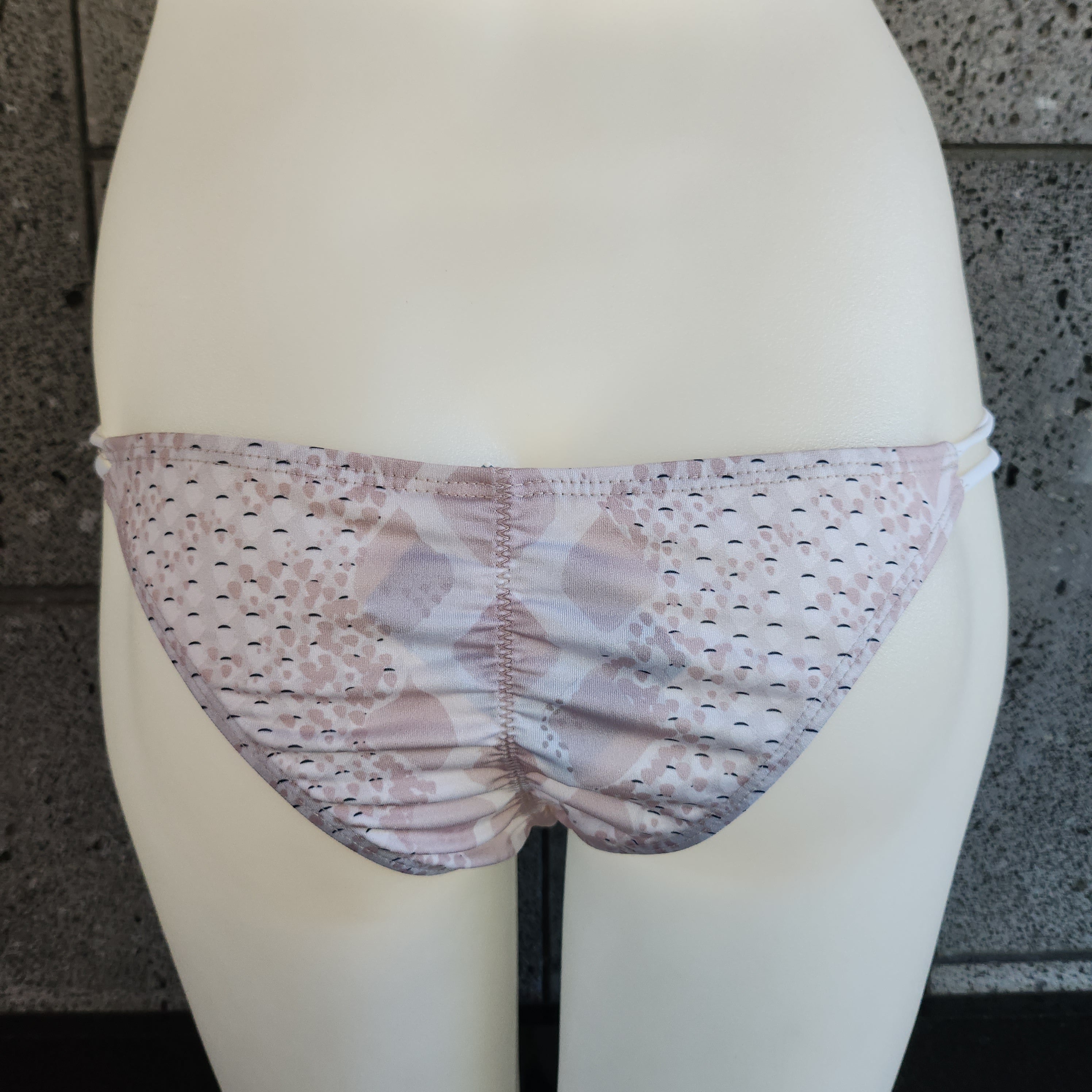Loco Boutique P-Python Strappy Side Cinched Rear Bikini Bottom