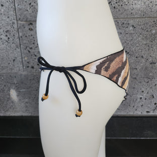 Loco Boutique Tiger Cinched Back Lettuce Edge