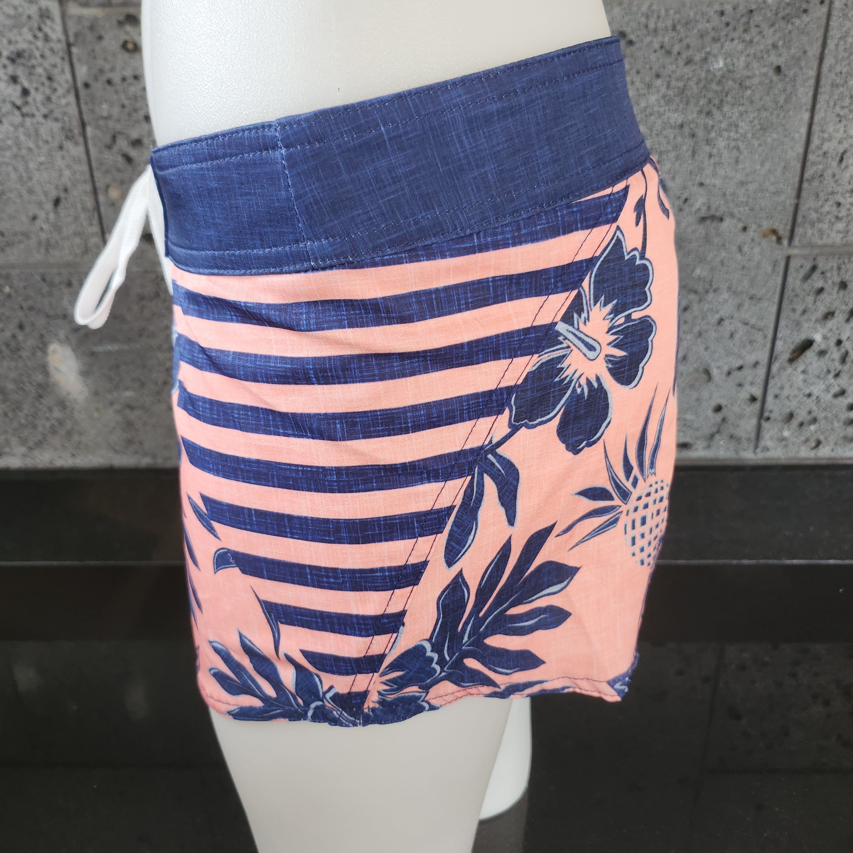 Loco Boutique Thicket Linen Stripe Boardshort