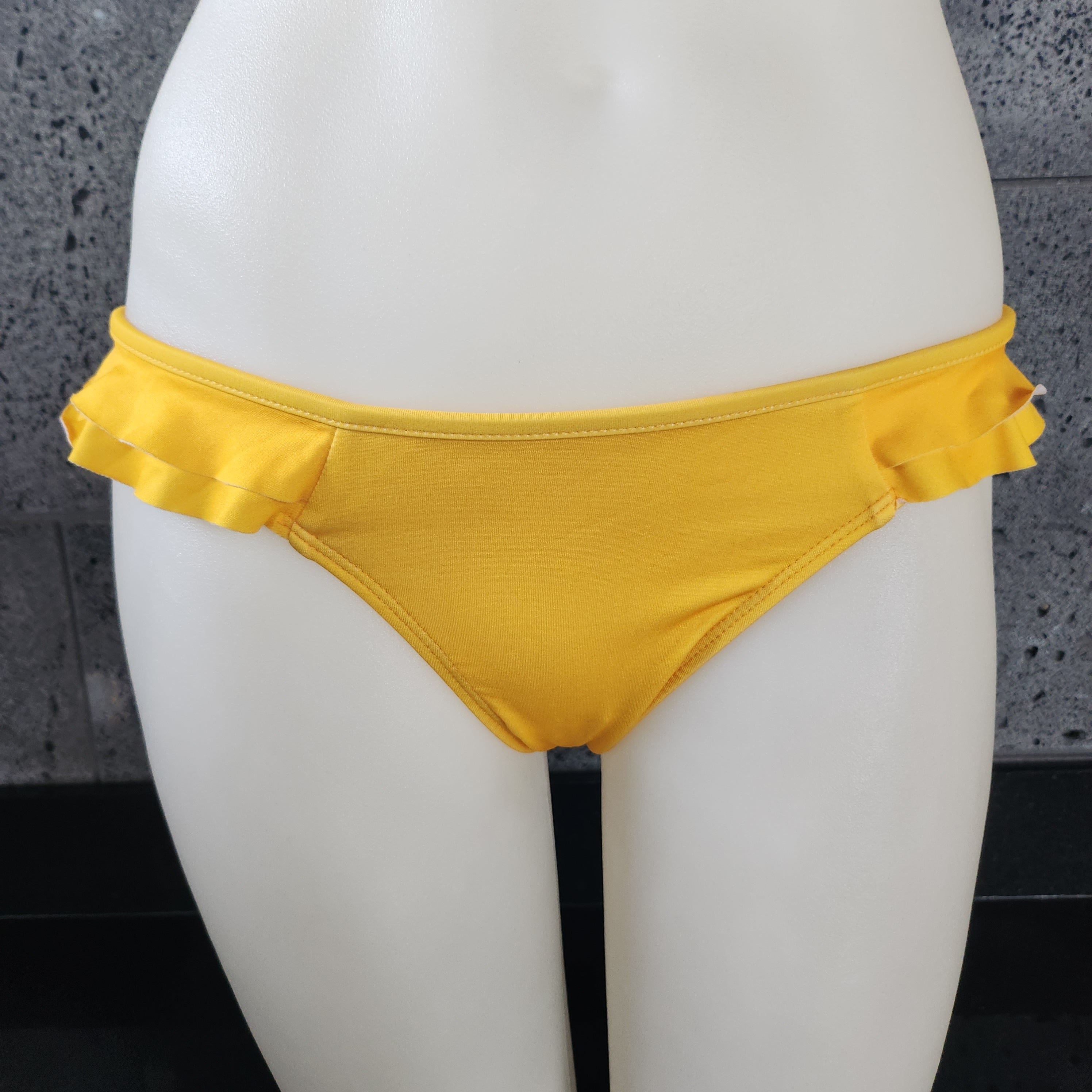 Loco Boutique Solid Logo Double Sided Ruffles Bikini