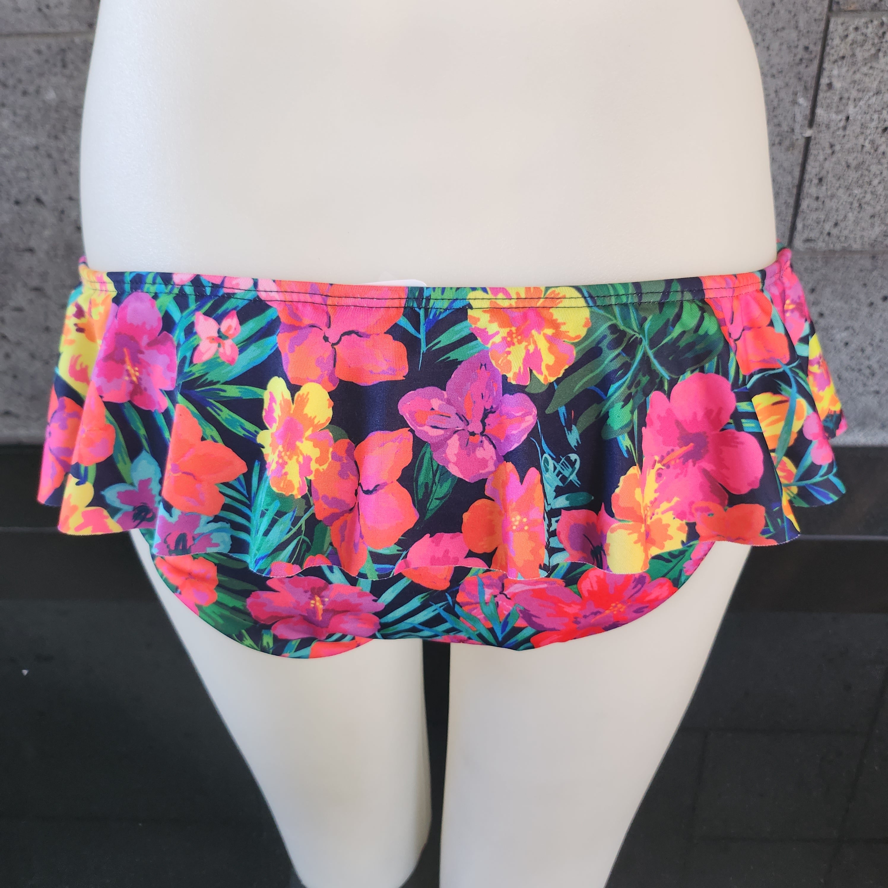 Tropical Flower Skirted Bottom