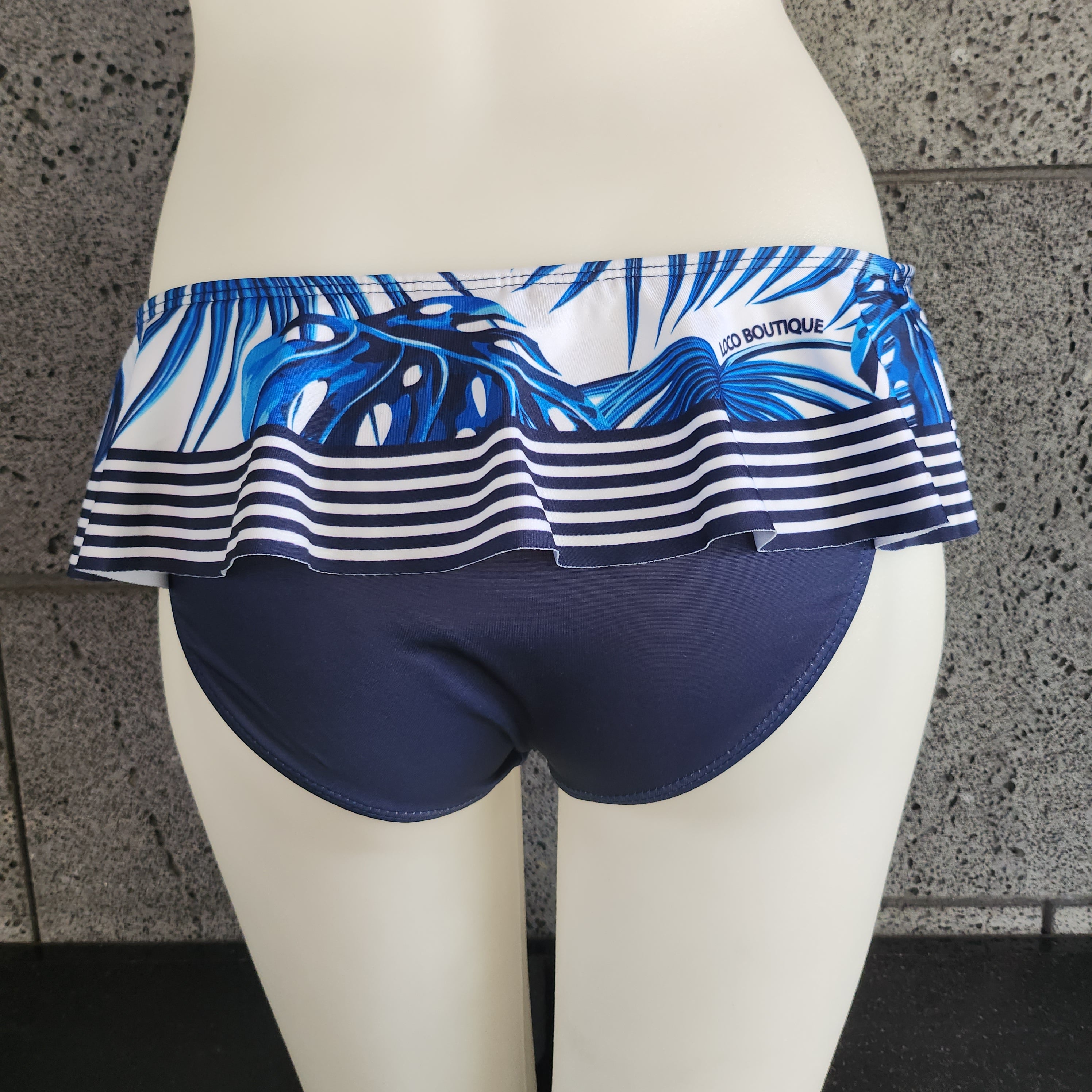 Loco Boutique Blue Girl Skirted Bottom