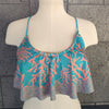 Loco Boutique Coral 3.0 Flounce Crop Top - JADE / XS