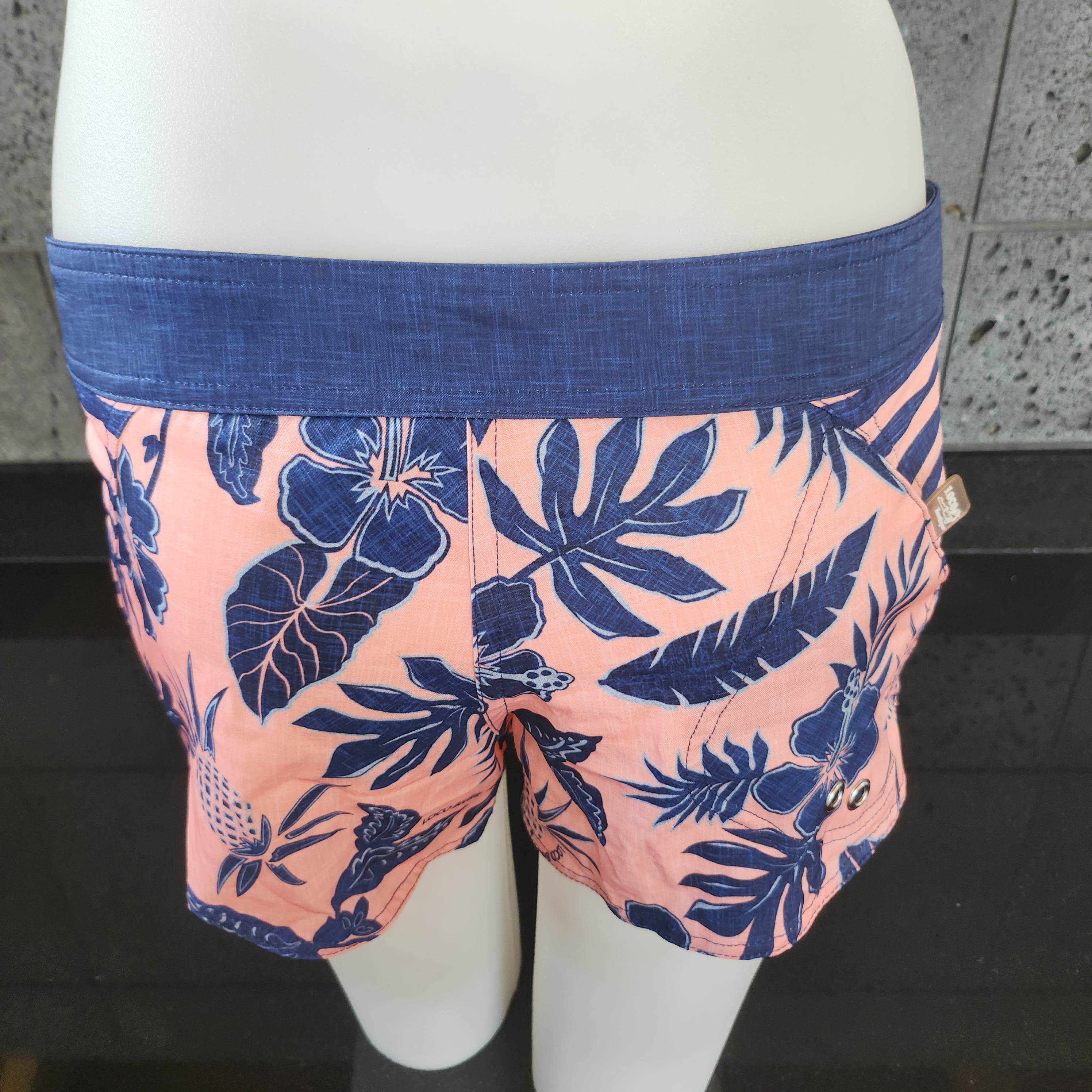 Loco Boutique Thicket Linen Stripe Boardshort