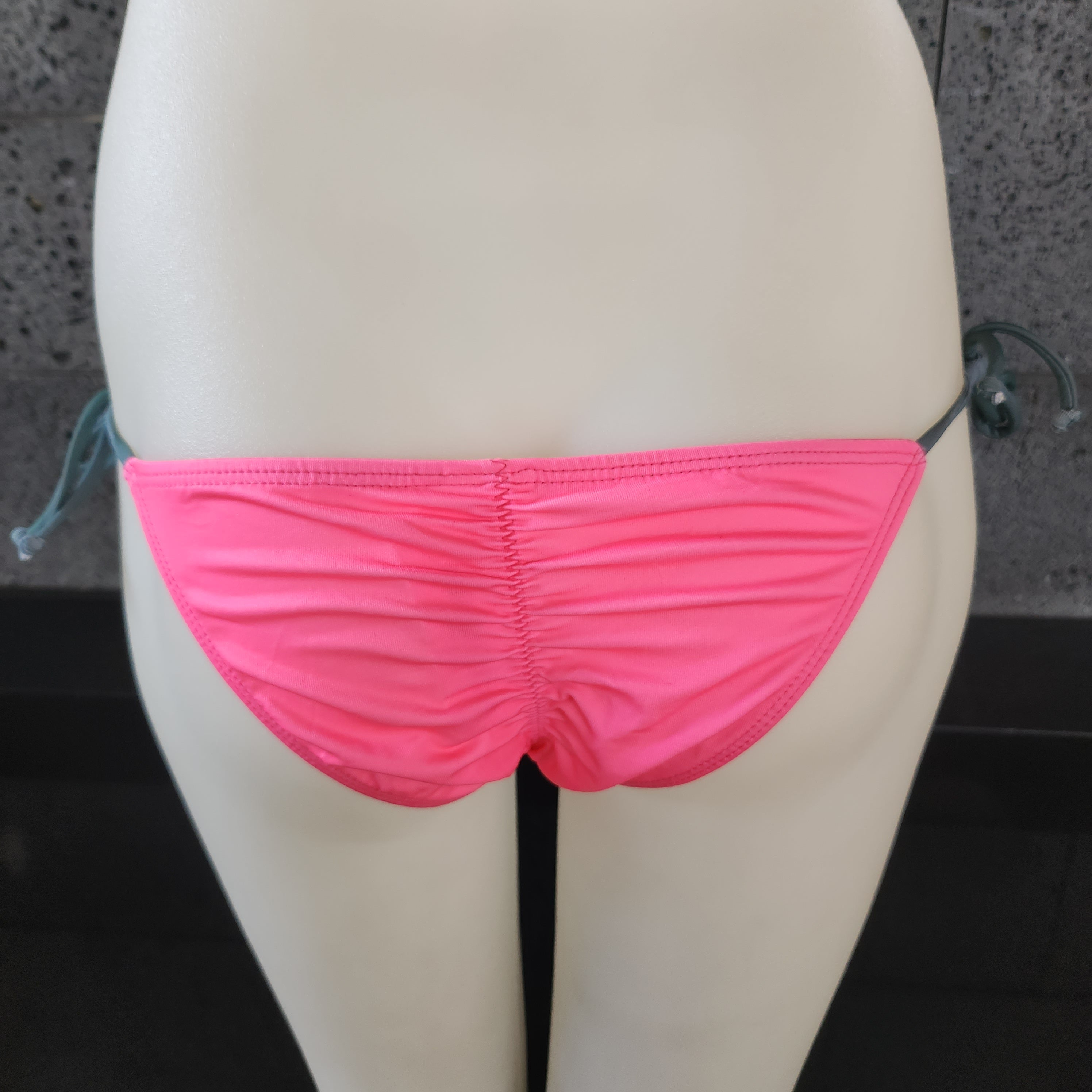 Loco Boutique Solid Bright Cinched Back Side Ties