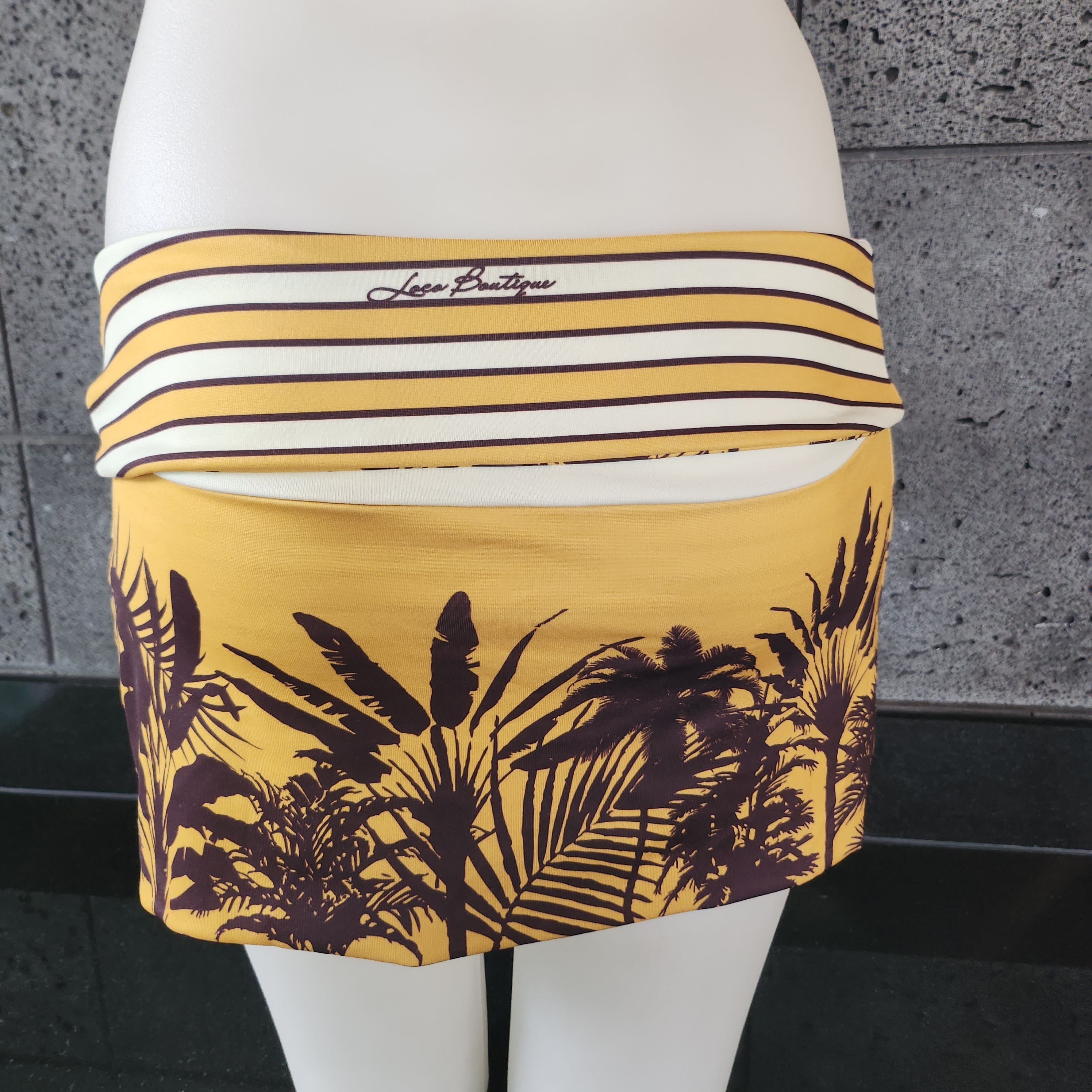 Shadow Stripe Reversible Skirt