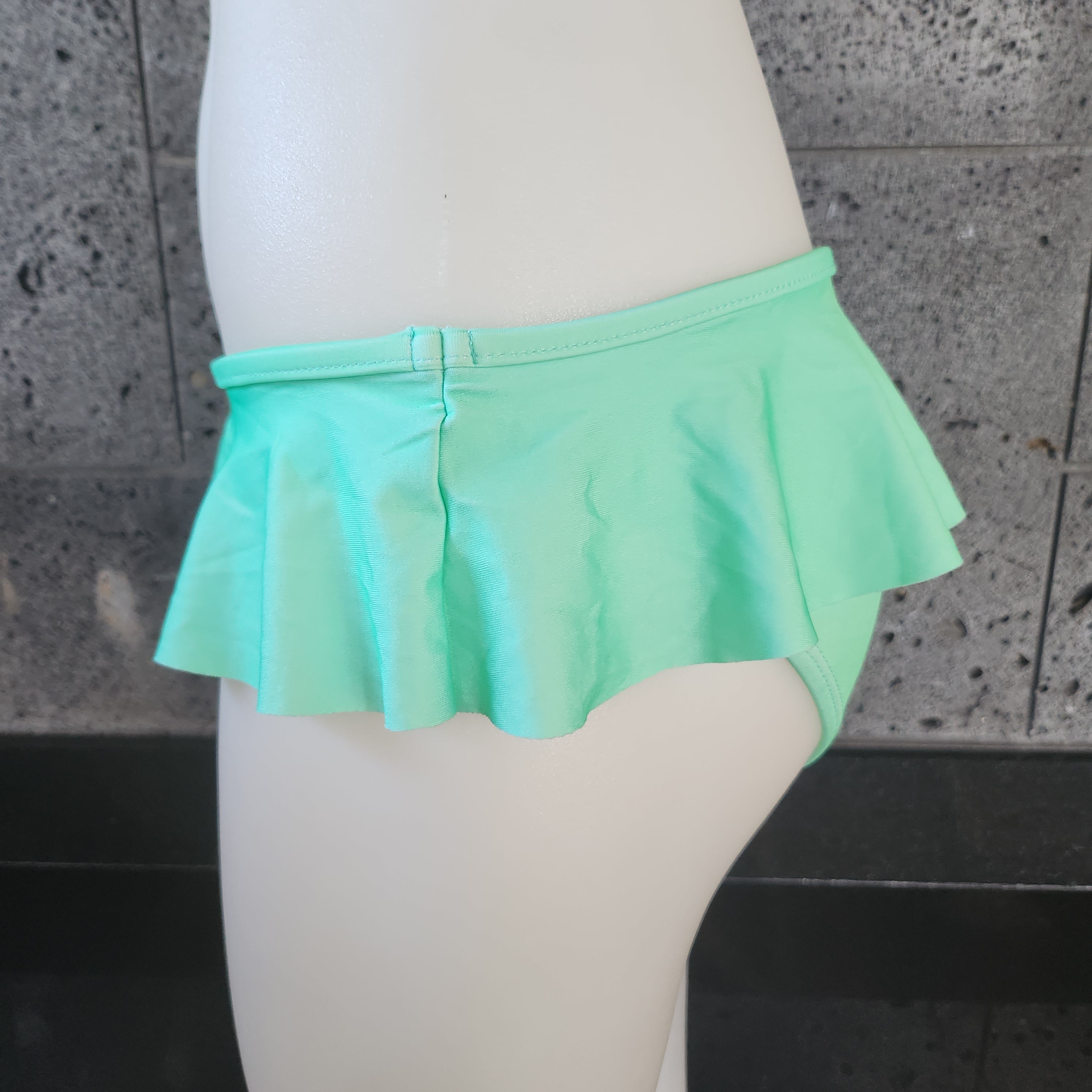 Loco Boutique Woman's Solid Logo Skirted Bikini Bottom - Loco Boutique